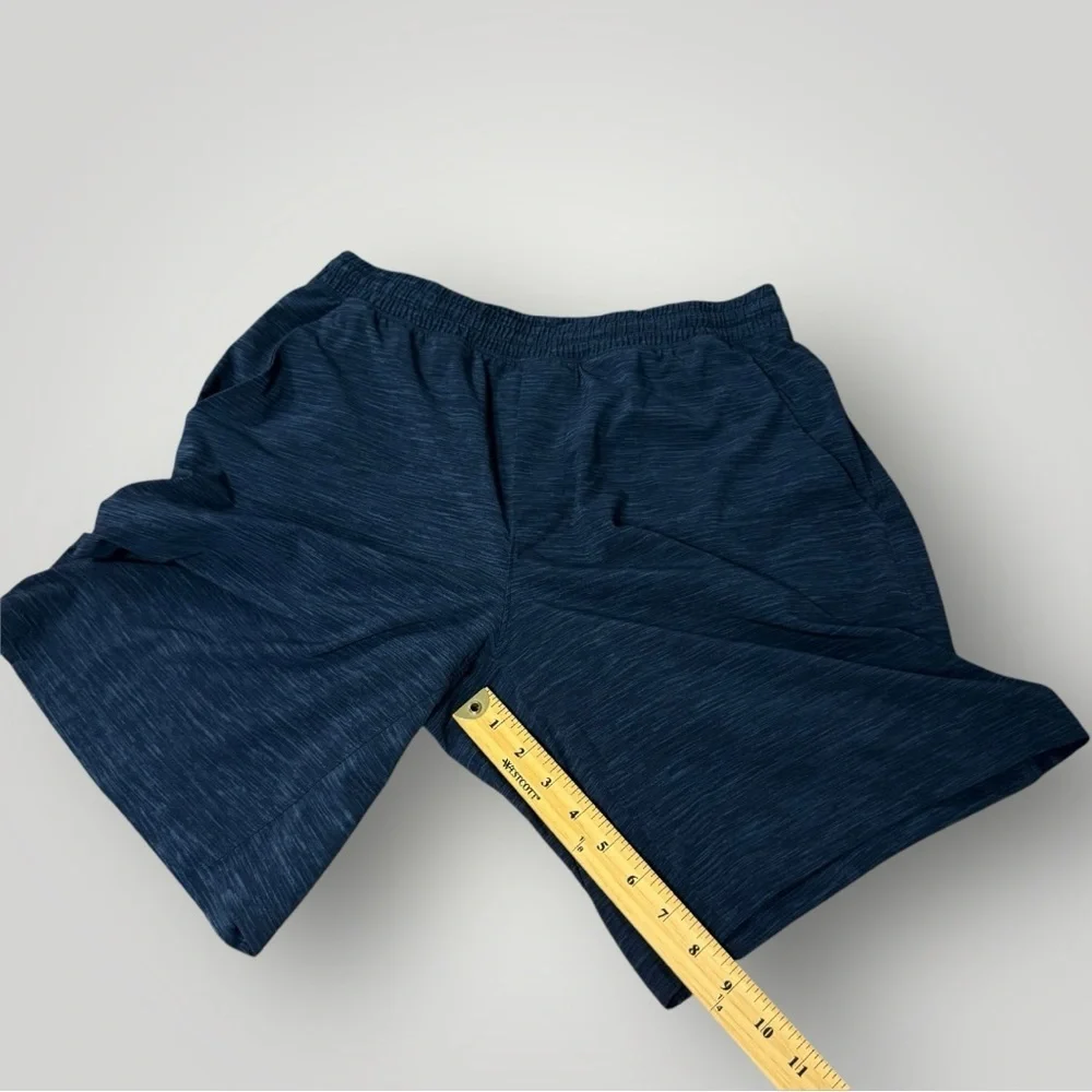 Lululemon Pace Breaker Short‎ 9” Lined  Size L Heathered Iron Blue HABM 50051